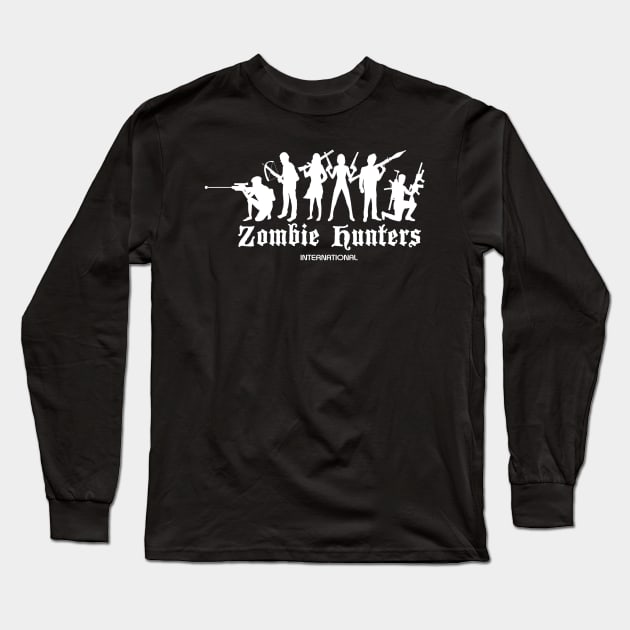 zombie hunters international Long Sleeve T-Shirt by pickledpossums